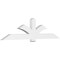 Ekena Millwork Redmond Architectural Grade PVC Gable Bracket, 96"W x 24"H x 4"D x 6"F, 6/12 Pitch GBP096X24X0406RED00 - alternate 1